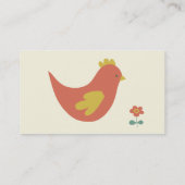 Visitekaartje in landstijl (Achterkant)