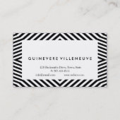 Visitekaartje in luxepatroon aanpasbaar (Achterkant)