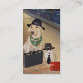 Visitekaartje in verband met huisdieren (Achterkant)