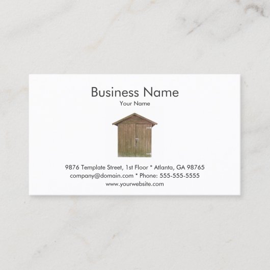 Visitekaartje in vorm (Voorkant)