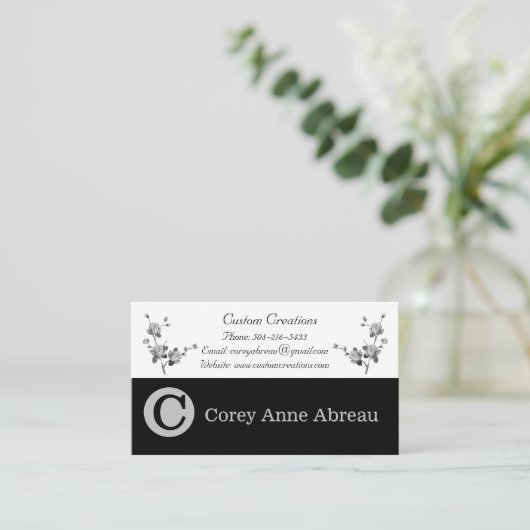 Visitekaartje Informatiekaartje (Staand voorkant)