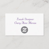 Visitekaartje Informatiekaartje (Achterkant)