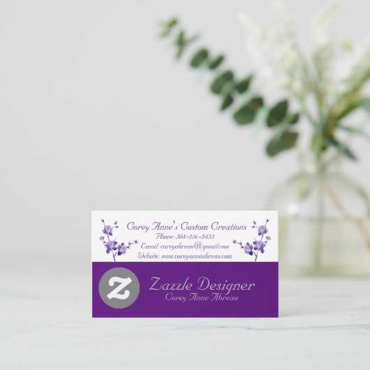 Visitekaartje Informatiekaartje (Staand voorkant)