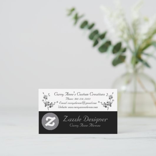 Visitekaartje Informatiekaartje (Staand voorkant)