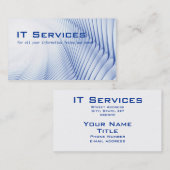 Visitekaartje Informatietechnologiediensten (Voorkant / Achterkant)