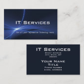 Visitekaartje Informatietechnologiediensten (Voorkant / Achterkant)