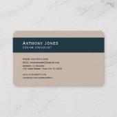 Visitekaartje, Interieur Design donkere tinten Visitekaartje (Voorkant)