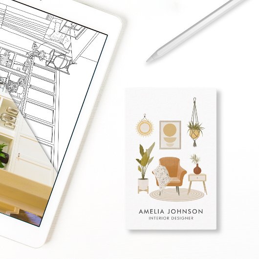 Visitekaartje Interieurontwerper