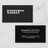 VISITEKAARTJE INTERIOR ONTWERP (Voorkant / Achterkant)