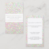 Visitekaartje - Iridescent Biz (Voorkant / Achterkant)