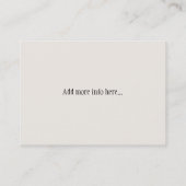 Visitekaartje Island Boats (Achterkant)