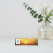 visitekaartje - Italiaanse zonsopgang over de Adri (Staand voorkant)