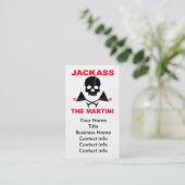 Visitekaartje - JACKASS, De Barman (Staand voorkant)