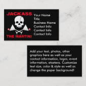 Visitekaartje - JACKASS, De Barman (Voorkant / Achterkant)