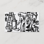 Visitekaartje Janitorial Services (Achterkant)