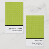 VISITEKAARTJE:: jazzy 5P Visitekaartje (Voorkant / Achterkant)