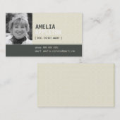 VISITEKAARTJE :: jazzy foto 3L (Voorkant / Achterkant)