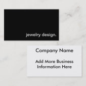 Visitekaartje Jooddesign (Voorkant / Achterkant)