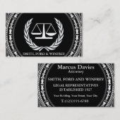 VISITEKAARTJE JURIDISCHE ONDERNEMING (Voorkant / Achterkant)