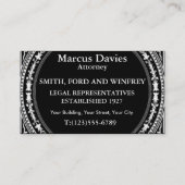 VISITEKAARTJE JURIDISCHE ONDERNEMING (Achterkant)