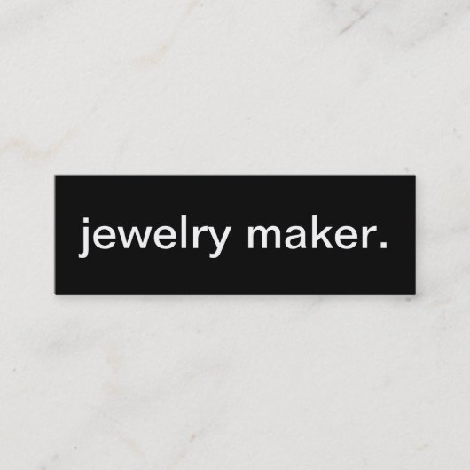 Visitekaartje juwelier (Voorkant)