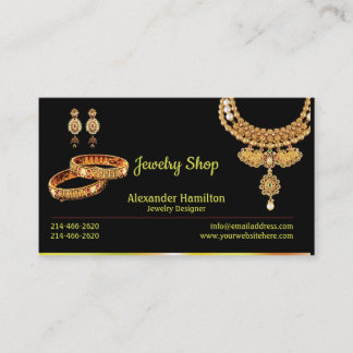Visitekaartje juwelierswinkel