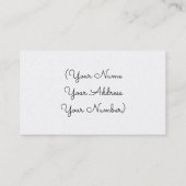 visitekaartje/juwelraadadviseur visitekaartje (Achterkant)