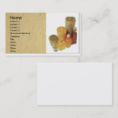 Visitekaartje kaars (Voorkant / Achterkant)