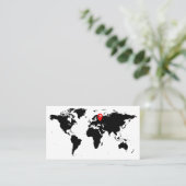  Visitekaartje  kaart (Staand voorkant)