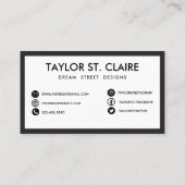  Visitekaartje  kaart (Achterkant)