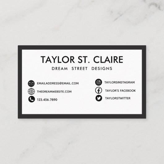  Visitekaartje  kaart (Achterkant)