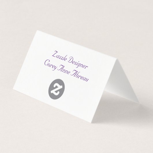 Visitekaartje Kaart (Achterkant)