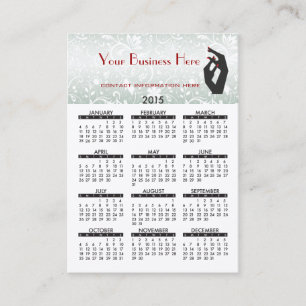 visitekaartje kalender 2015 Nail Salon