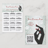 visitekaartje kalender 2015 Nail Salon (Voorkant / Achterkant)