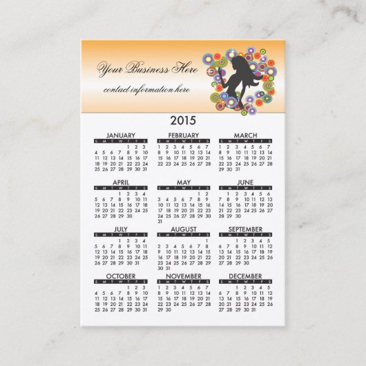 visitekaartje kalender-parfume (Voorkant)