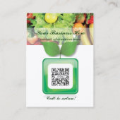 visitekaartje kalender verse producten (Achterkant)