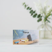 Visitekaartje Kalk Board (Staand voorkant)