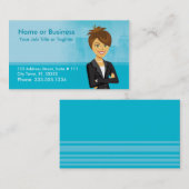 Visitekaartje  karakter (Voorkant / Achterkant)