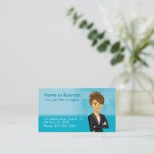 Visitekaartje  karakter (Staand voorkant)