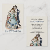   Visitekaartje - Kat Couple (Voorkant / Achterkant)