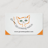 visitekaartje Kat- en hondenverzorgingssalon (Voorkant)