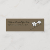 Visitekaartje katoenboll Skinny (Achterkant)