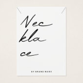 Visitekaartje ketting (Voorkant)