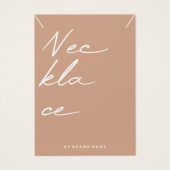 Visitekaartje ketting (Voorkant)