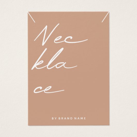 Visitekaartje ketting (Voorkant)