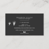 Visitekaartje  kettingreactie (Achterkant)