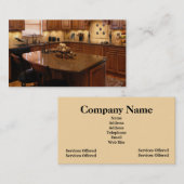 Visitekaartje keukencontracten (Voorkant / Achterkant)