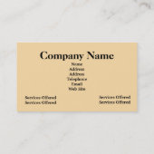 Visitekaartje keukencontracten (Achterkant)