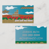 visitekaartje Kinder afspeeldatum - Contactkaart Contactkaartje (Voorkant / Achterkant)