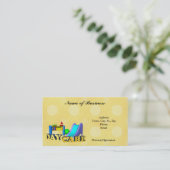 visitekaartje-Kinderdagzorg Visitekaartje (Staand voorkant)